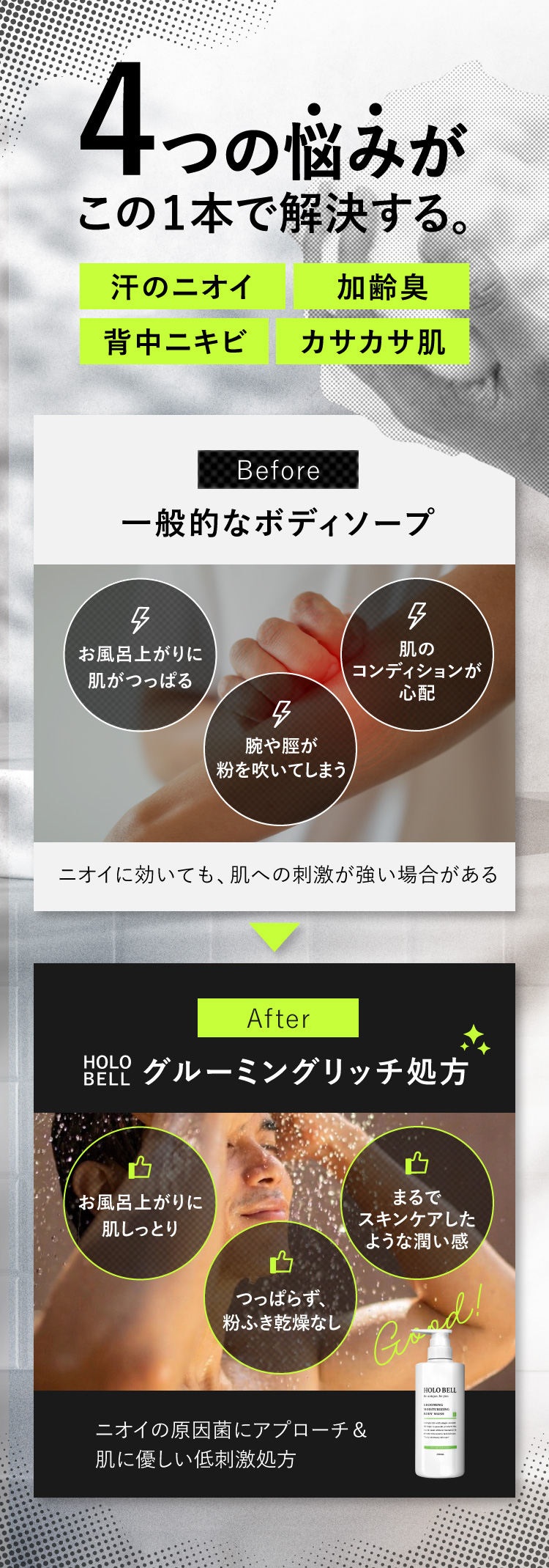 4つの悩みがこの1本で解決する