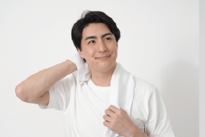 STEP1 頭皮をよく乾かす