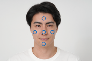 STEP2 クリームを5点置き